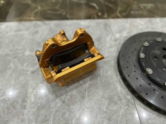 Mercedes-AMG E63S (W213) Genuine Carbon Ceramic Brake Kit - Gold Calipers Set - Pre-owned