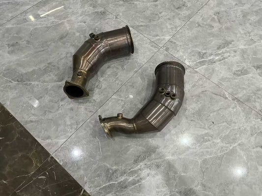 Audi RS5 (B9.5) JBOM Super 100-Cell High-Flow Downpipes - Pre-owned