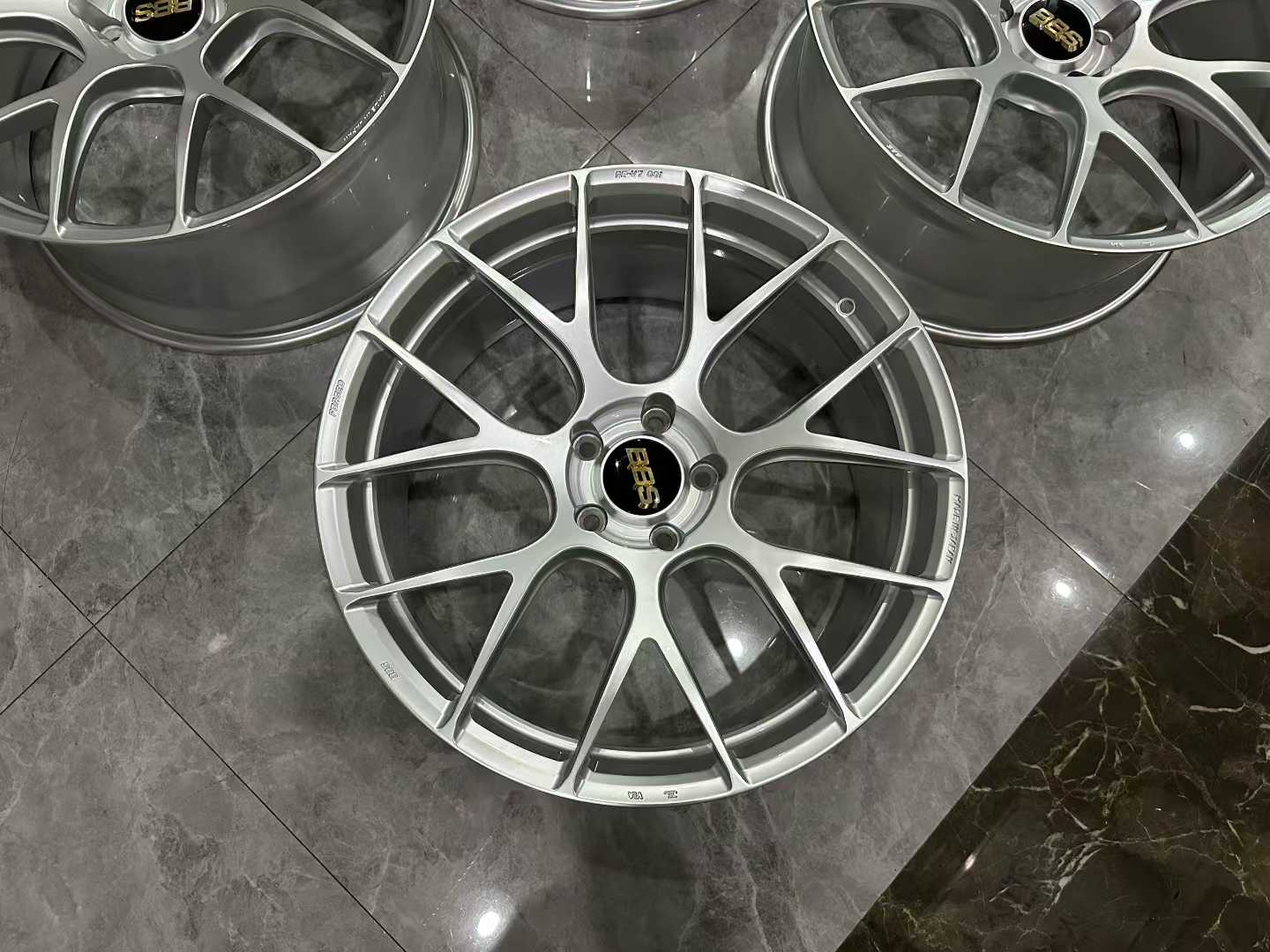 ๐ฏ๐ต BBS REV7 DS (Diamond Silver) Finish 20" Monoblock Forged Wheels - Pre-owned