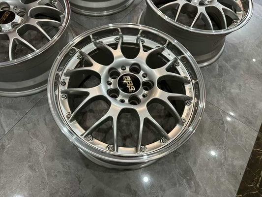 ๐ฏ๐ต BBS RS-GT 2-Piece Die-Forged Wheels - 17" DB - Lightweight JDM Legend - Pre-owned