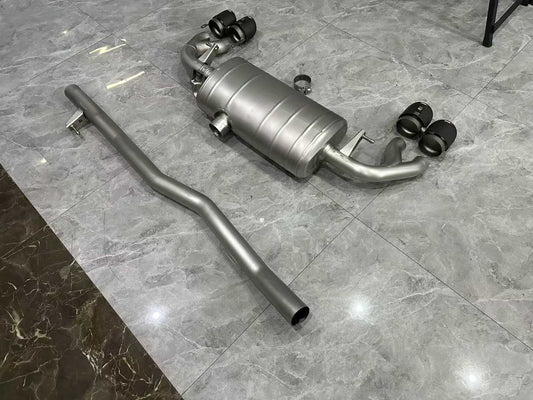 Mercedes-AMG A35 (W177) AkrapoviÄ Titanium Evolution Line Exhaust w/ Carbon Fiber Tips - Pre-owned