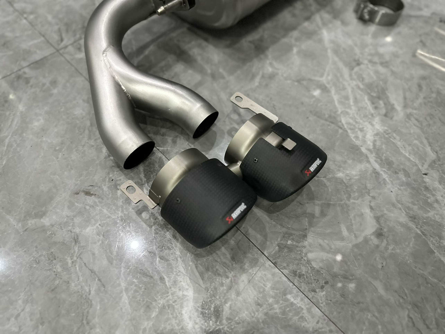 Mercedes-AMG A35 (W177) Akrapovič Titanium Evolution Line Exhaust w/ Carbon Fiber Tips - Pre-owned