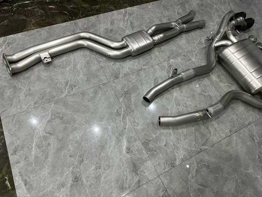 BMW X4M (F98) AkrapoviÄ Titanium Evolution Line Exhaust w/ Carbon Fiber Tips - Pre-owned