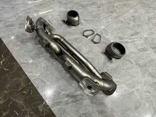 Porsche 911 (992) AkrapoviÄ Titanium Slip-On Race Line System - Pre-owned
