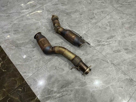 BMW X3M (F97) HJS 200-Cell High-Flow Downpipes - Pre-owned