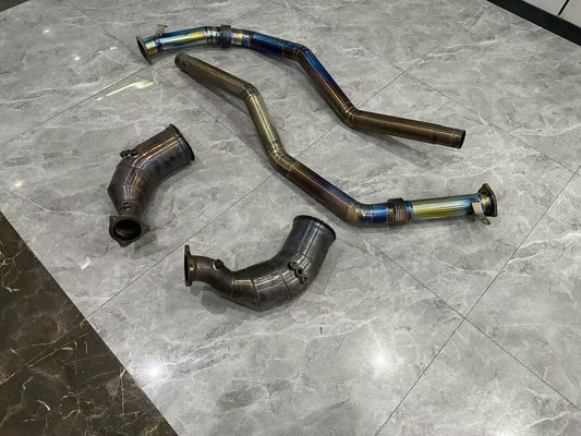 Audi B9.5 RS4 JBOM Super 100-Cell High-Flow Downpipes - Pre-owned