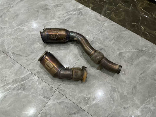BMW F82 M4 JBOM Super 100-Cell High-Flow Downpipes - Pre-owned