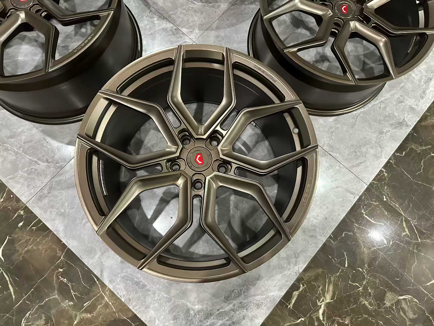 ๐บ๐ธ Vossen EVO-3 Forged Wheels - Matte Bronze - Staggered 20"/21" - Pre-owned