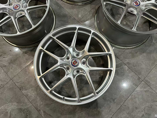 ๐บ๐ธ HRE R101 Forged Wheels - Polished Silver - Staggered 20"/21" - Pre-owned