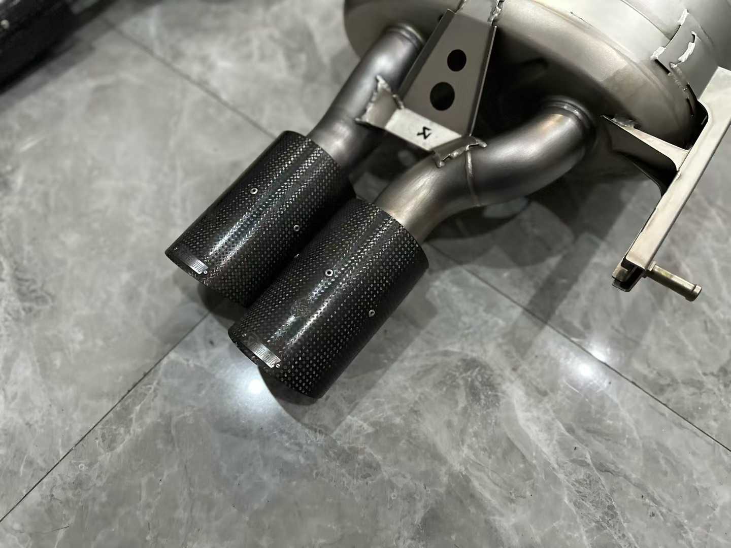 BMW M3 (E92) Akrapovič Titanium Evolution Line Exhaust w/ Carbon Fiber Tips - Pre-owned