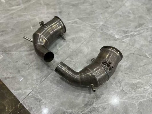 Porsche 911 (992) Carrera JBOM Super 100-Cell High-Flow Downpipes - Pre-owned