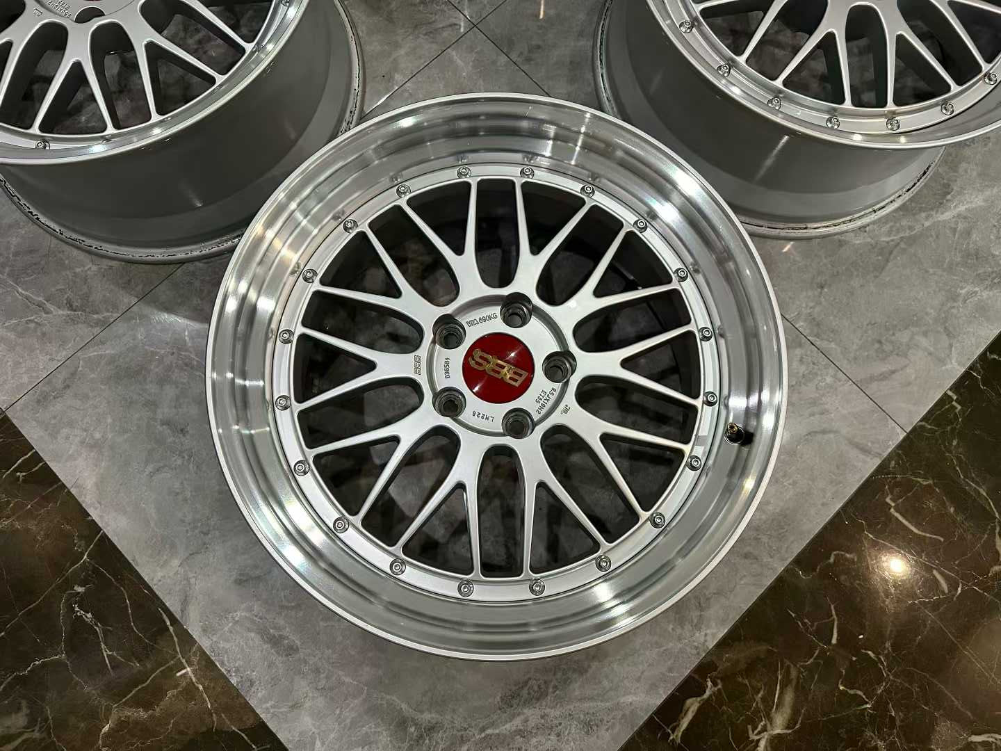 🇯🇵 BBS LM 2-Piece Die-Forged Wheels - DS-SLD - 19" Staggered Set - Pre-owned