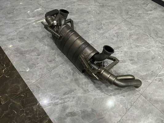 Audi R8 V10 (4S) Akrapovič Titanium Slip-On Line Exhaust System - Pre-owned