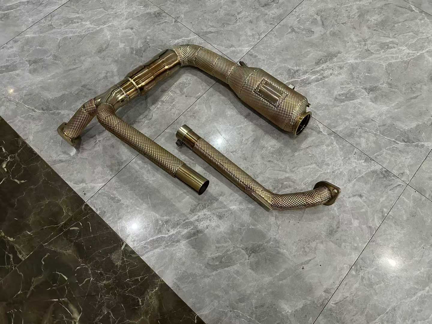 Porsche 718 Boxster (982) HJS 200-Cell High-Flow Downpipes - Pre-owned