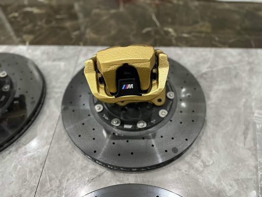 BMW M3 (G80) Genuine Carbon Ceramic Brake (CCB) Kit - Gold Finish - Pre-owned