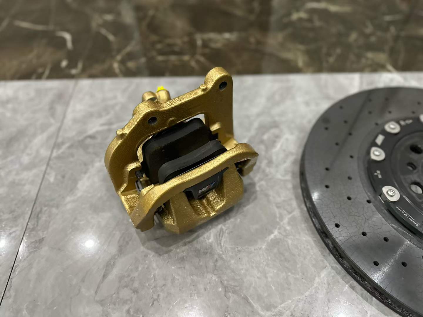 BMW M3 (G80) Genuine Carbon Ceramic Brake (CCB) Kit - Gold Finish - Pre-owned