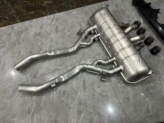 BMW M3 (G80) / M4 (G82) M Performance Titanium Exhaust - Central Quad Tips - Pre-owned