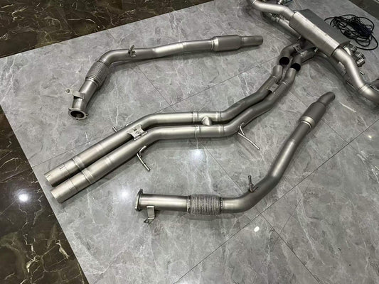Porsche Cayenne (9Y0) iPE Valvetronic Exhaust - Cat-back w/ Front Pipes - Pre-owned