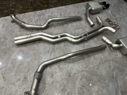 Audi RS6 (C8) iPE Valvetronic Exhaust - Cat-back w/ Front Pipes - Pre-owned