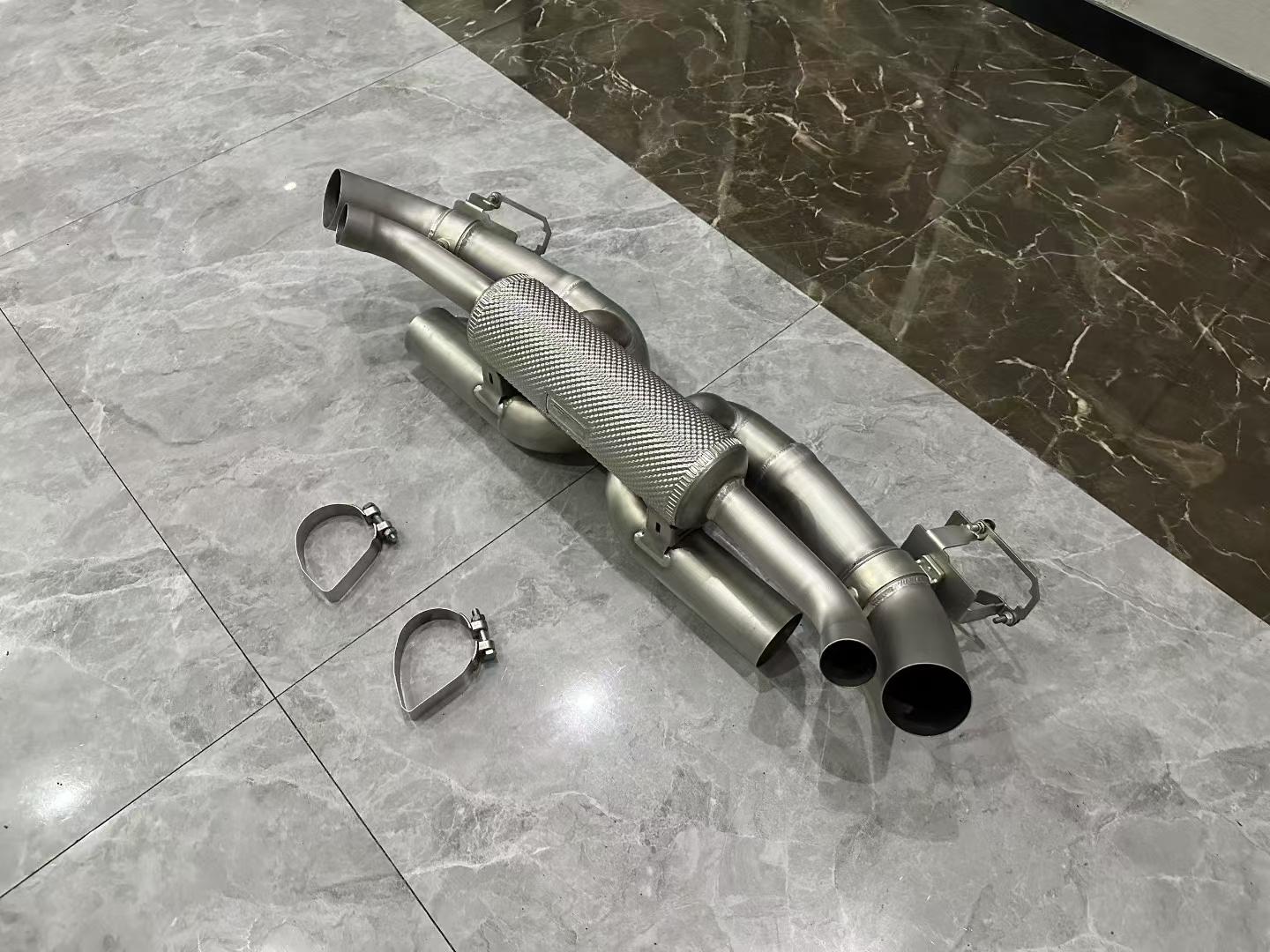 Porsche 911 (992) iPE Valvetronic Slip-On Exhaust System - Pre-owned