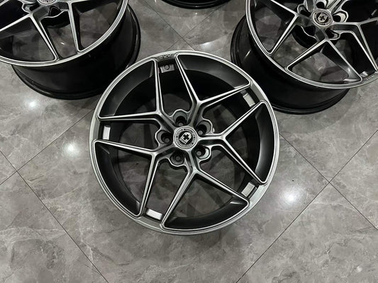 ๐บ๐ธ HRE FF11 FlowFormed 19" Liquid Silver Wheels - Pre-owned