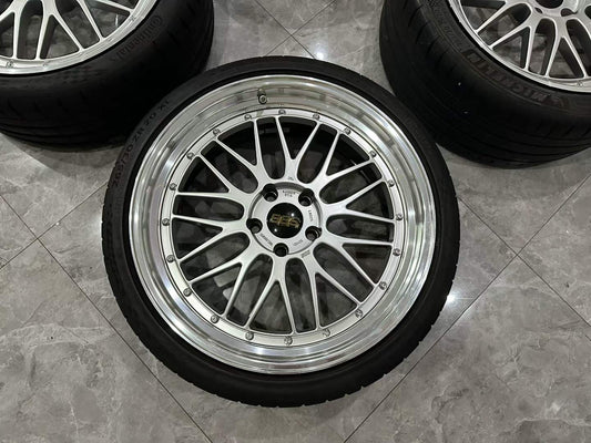 ๐ฏ๐ต BBS LM Diamond Silver (DS) 2-Piece 20"/20" Forged Wheels - Pre-owned
