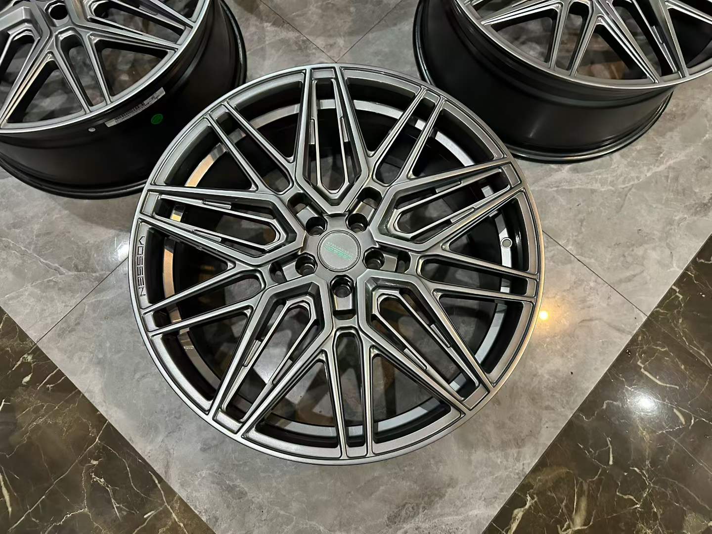 ๐บ๐ธ Vossen HF7 Hyper Black 21" Hybrid Forged Wheels - Pre-owned