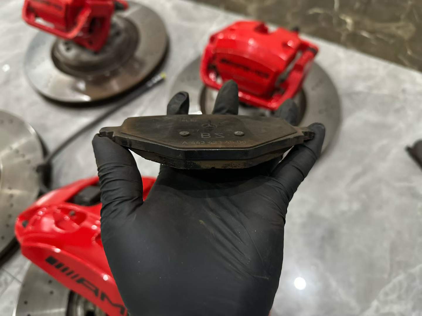 Mercedes-AMG G63 (W464) Genuine High-Performance Brake System - Red Calipers - Pre-owned