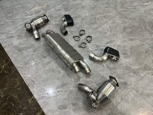Porsche 911 Turbo 997.2 Capristo Exhaust System Valved with High-Flow Cats Pre-owned