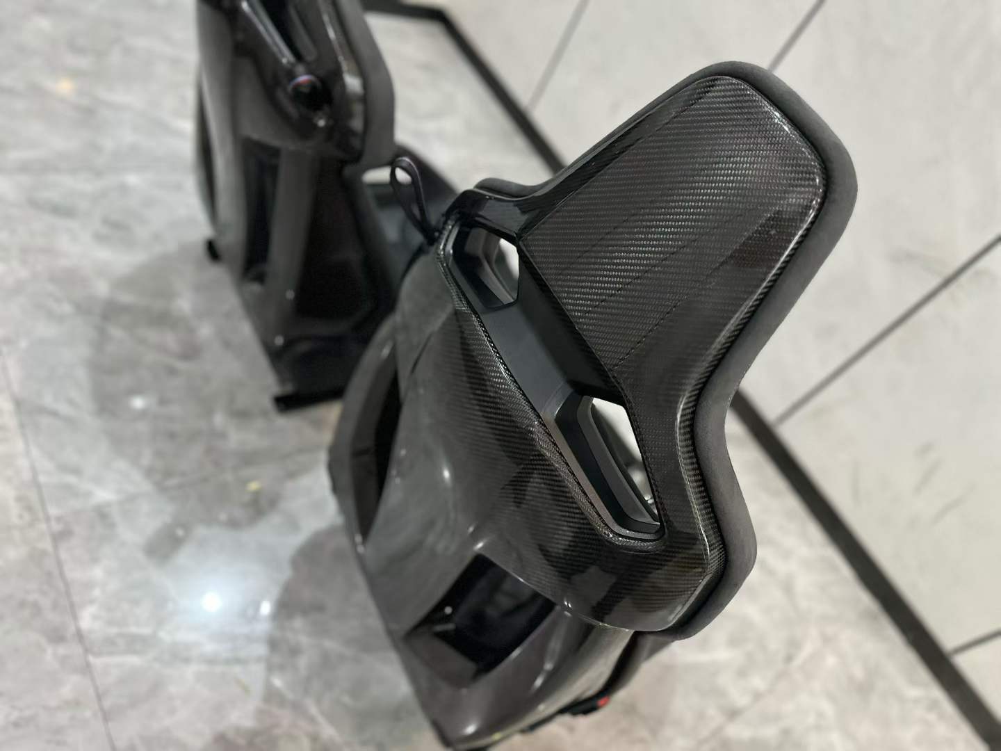 BMW M4 (G82) Genuine M Carbon Bucket Seats Black Merino Leather - Pre-owned