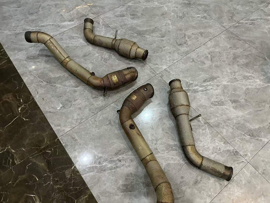 Mercedes-AMG G63 (W464) Mach5 High-Flow 200-Cell Downpipes w/ Front Pipes Pre-owned