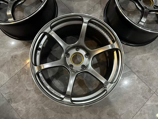 🇯🇵 Advan TC4 MHB Gunmetallic 18" Wheel Set - Pre-owned