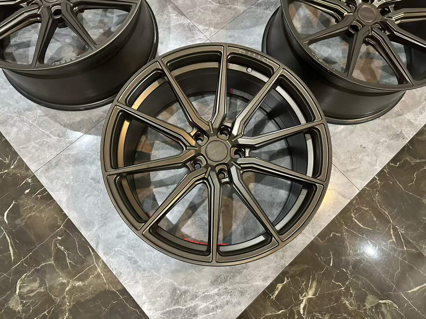๐บ๐ธ Mercedes-AMG G63 Vossen HF-3 22" Hybrid Forged Wheel Set - Pre-owned