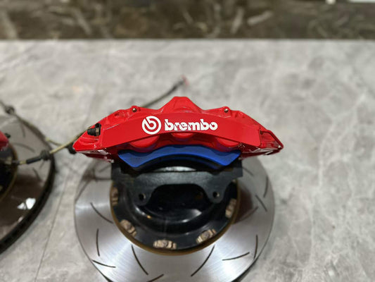 🇮🇹 Tesla Model Y Brembo GT6 6-Piston Front Big Brake Kit - Pre-owned