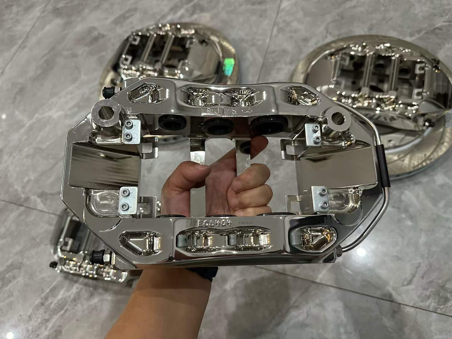 ๐ฏ๐ต Endless MONO 6 Front and Rear Monoblock Brake Kit Limited Chrome Edition - New