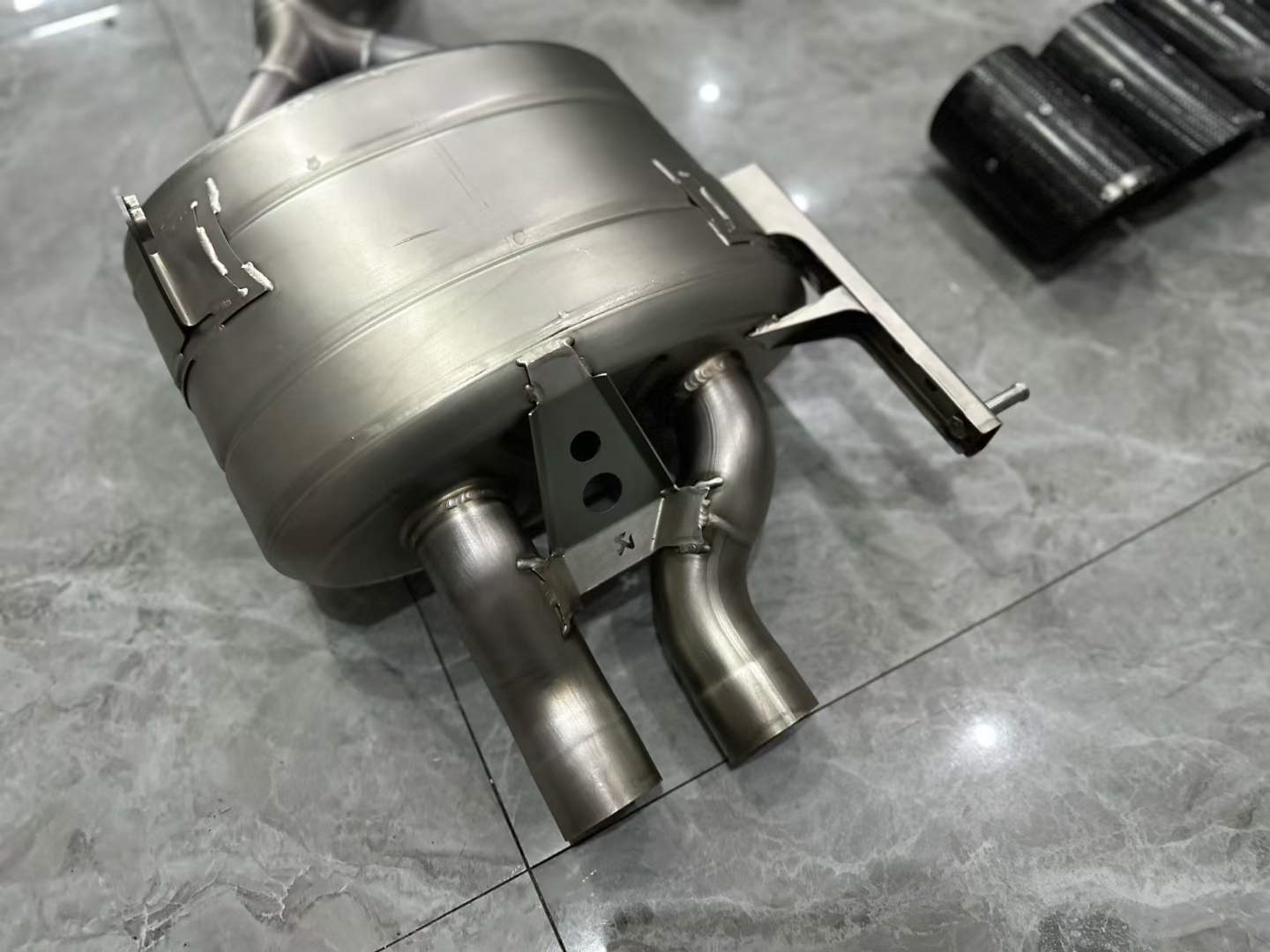 BMW M3 (E92) Akrapovič Titanium Evolution Line Full Exhaust System w/ Carbon Fiber Tips - Pre-owned