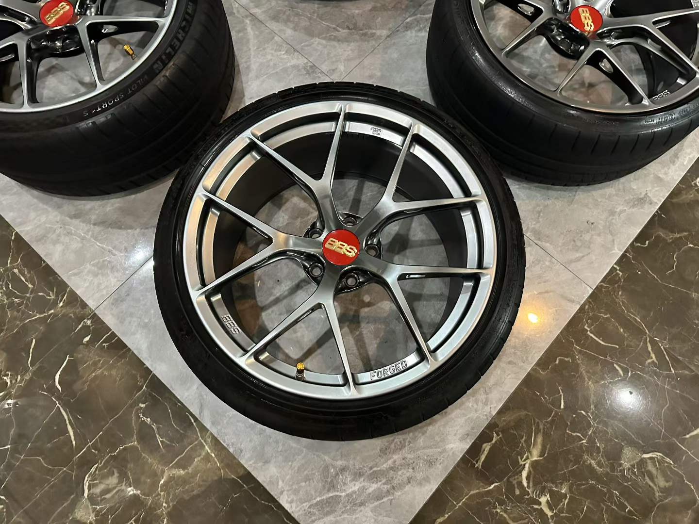 ๐ฏ๐ต BBS FI-R 20" Diamond Black DB Forged Monoblock Wheels Set - Pre-owned