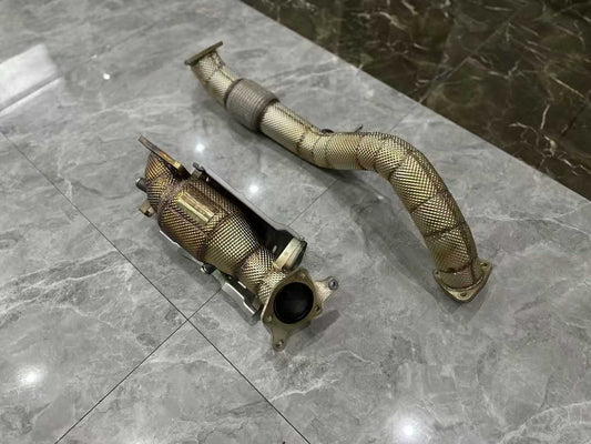 Honda Civic Type-R FL5 HJS 200-Cell High-Flow Downpipes - Pre-owned