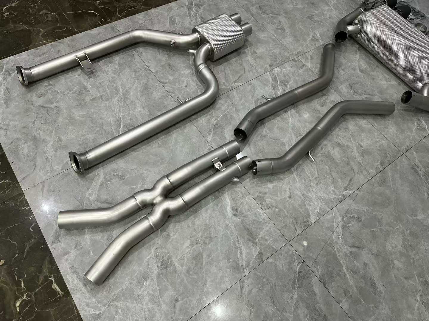 BMW M3 (G80) iPE Titanium Cat-back Exhaust System - v2.0 Valvetronic w/ Carbon Tips - Pre-owned