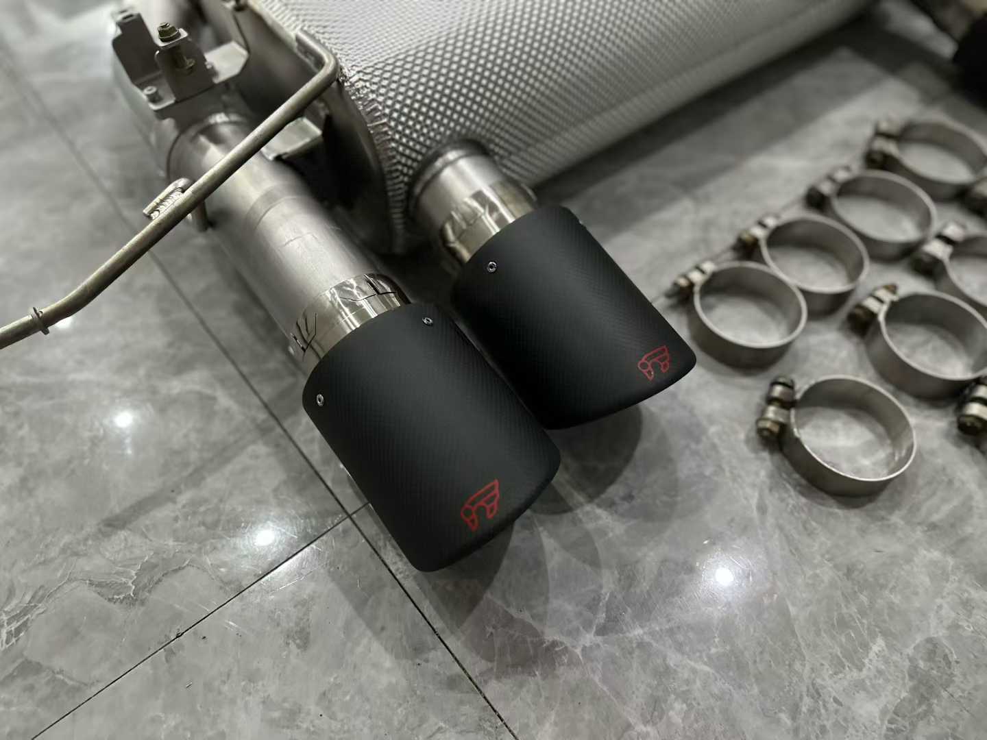 BMW M3 (G80) iPE Titanium Cat-back Exhaust System - v2.0 Valvetronic w/ Carbon Tips - Pre-owned