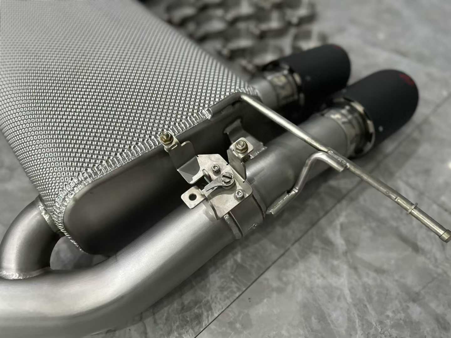 BMW M3 (G80) iPE Titanium Cat-back Exhaust System - v2.0 Valvetronic w/ Carbon Tips - Pre-owned