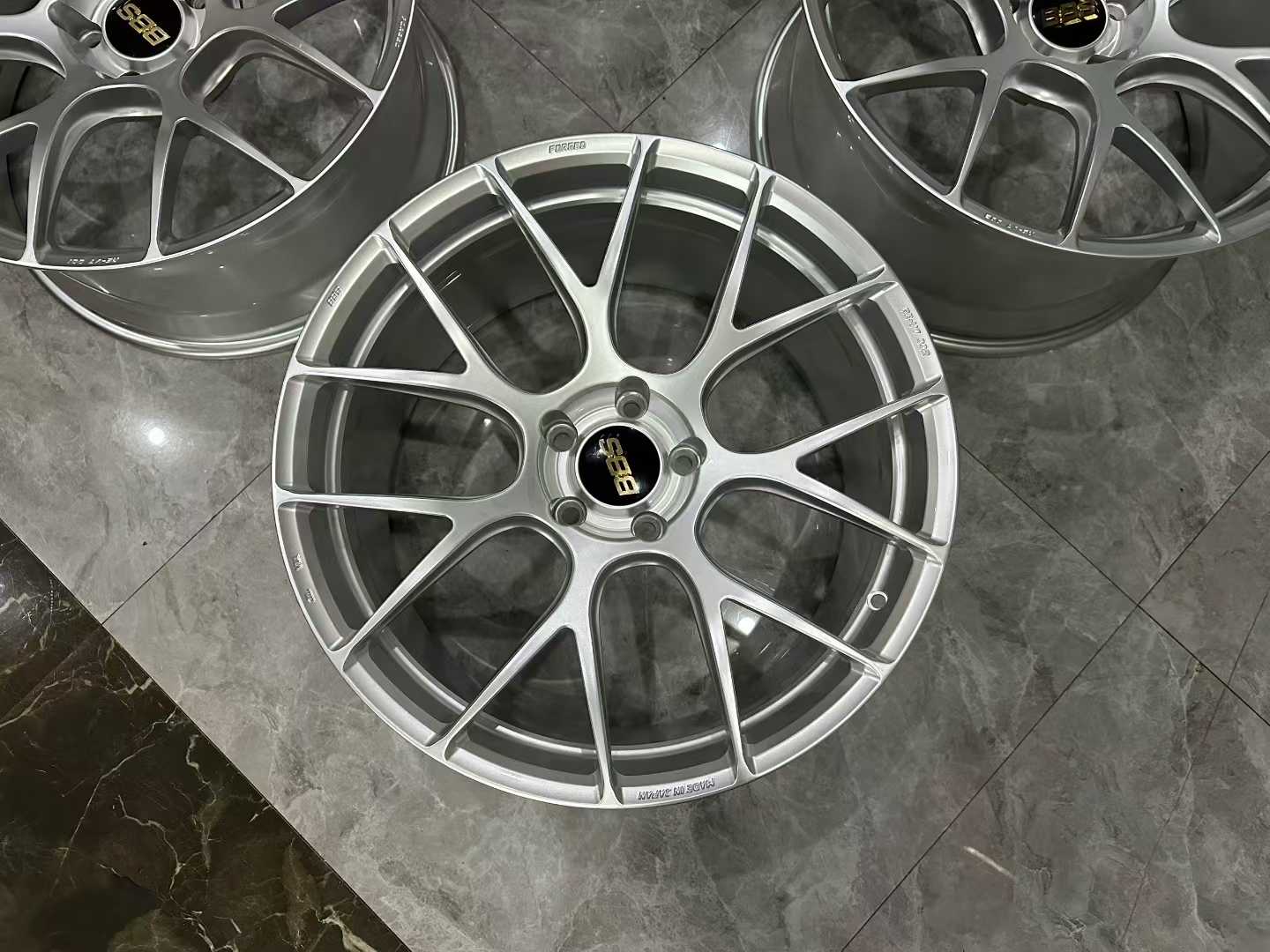 🇯🇵 BBS REV7 DS (Diamond Silver) Finish 20" Monoblock Forged Wheels - Pre-owned