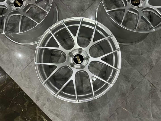 🇯🇵 BBS REV7 DS (Diamond Silver) Finish 20" Monoblock Forged Wheels - Pre-owned