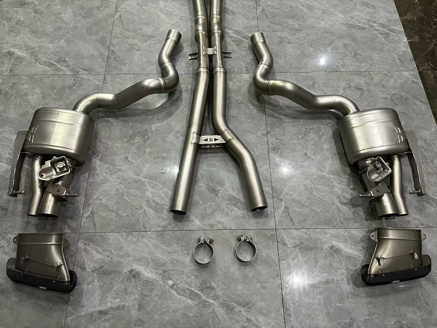 Mercedes-AMG C63 (W205) Akrapovič Titanium Evolution Line Exhaust System - Pre-owned