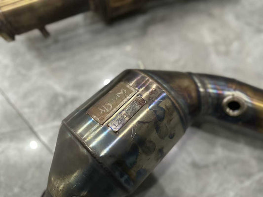 Mercedes-Benz W464 G63 JBOM Super 100-Cell High-Flow Downpipes - Pre-owned