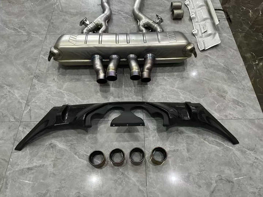 BMW M2 (G87) M Performance Titanium Cat-Back Exhaust - Gatling Center Quad Tips - Pre-owned