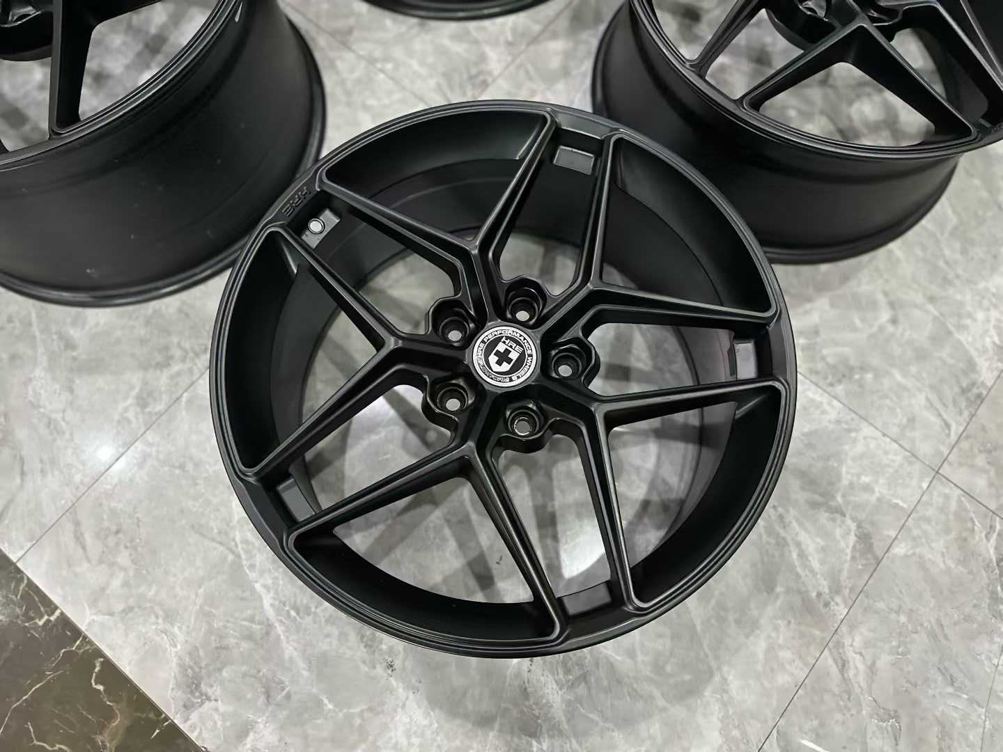 🇺🇸 HRE FF11 FlowFormed 20"/21" Staggered Set Tarmac Wheels - Pre-owned