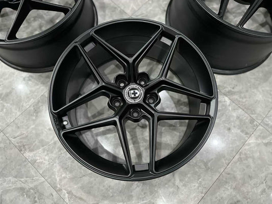 🇺🇸 HRE FF11 FlowFormed 20"/21" Staggered Set Tarmac Wheels - Pre-owned