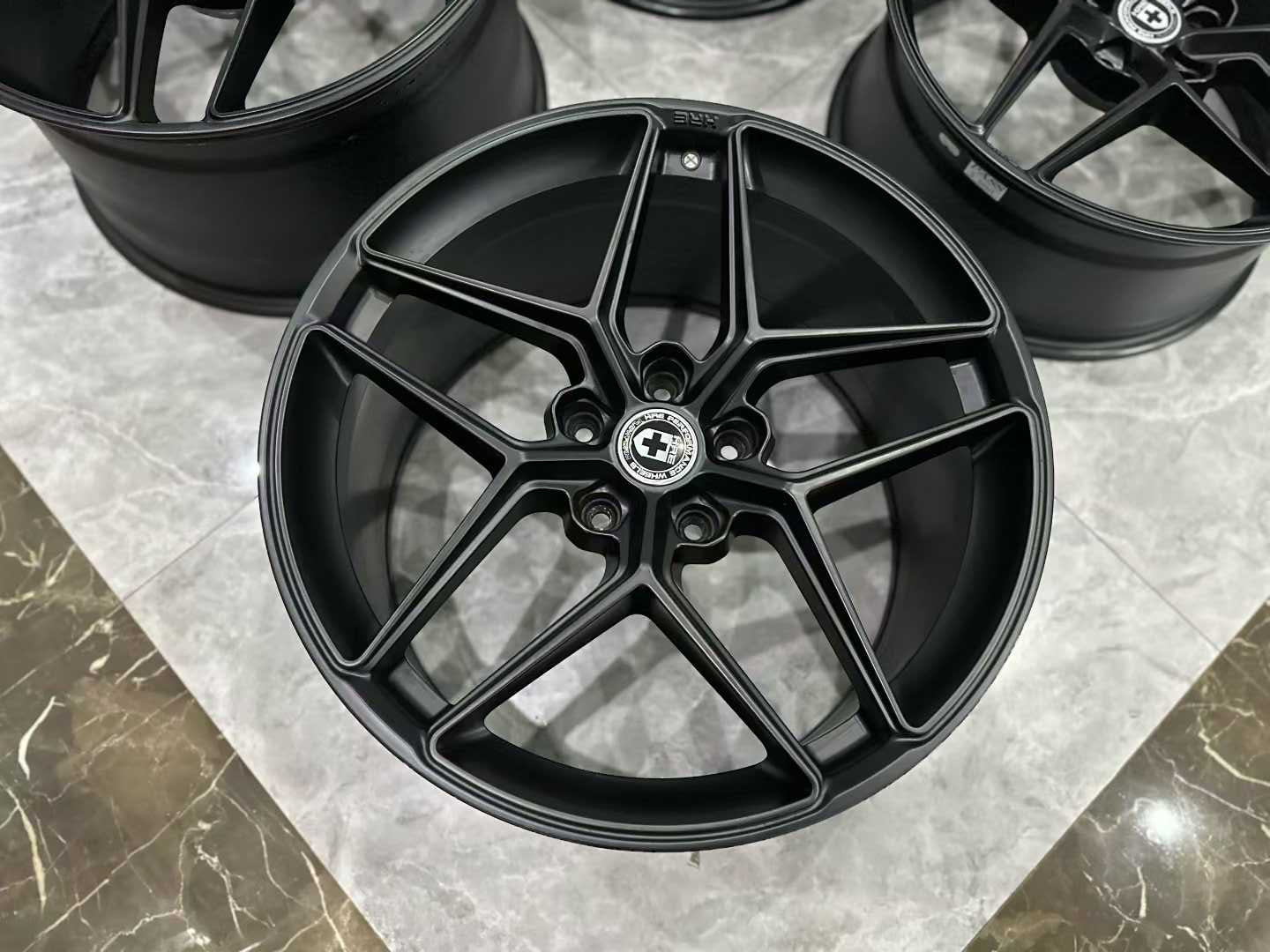 🇺🇸 HRE FF11 FlowFormed 20"/21" Staggered Set Tarmac Wheels - Pre-owned