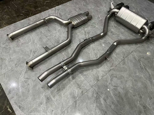 BMW M3 (G80) Akrapovič Titanium Evolution Line Exhaust w/ Carbon Fiber Tips - Pre-owned